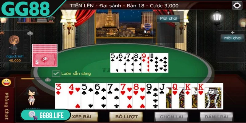 chơi tiến lên miền Nam